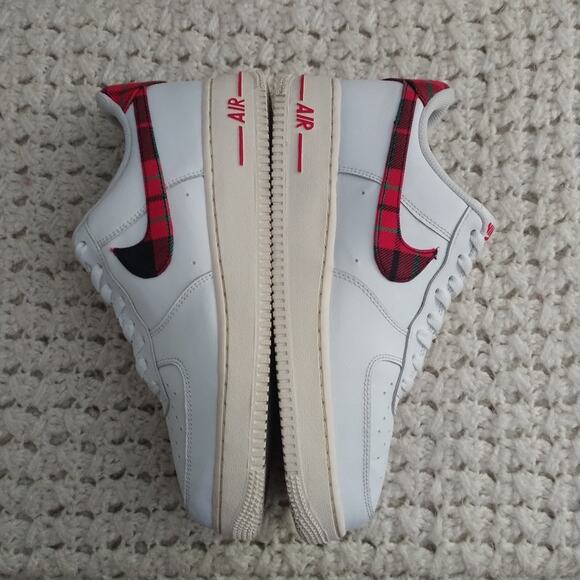 Nike Air Force 1 '07 LV8 'Tartan Plaid' men size 9.5 - Picture 10 of 12